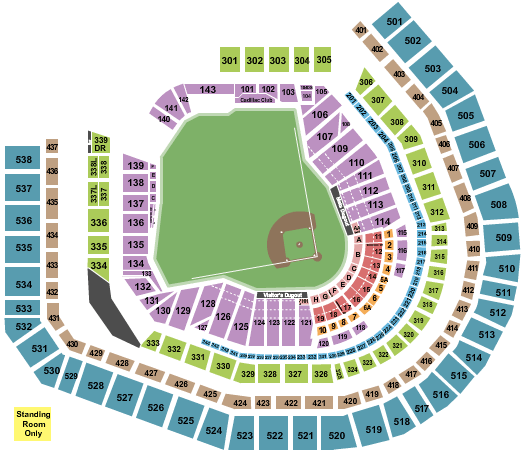 Citi Field Mets Seating Chart